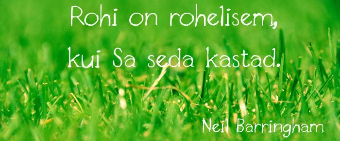 Rohi on rohelisem, kui sa seda kastad_personalidisain